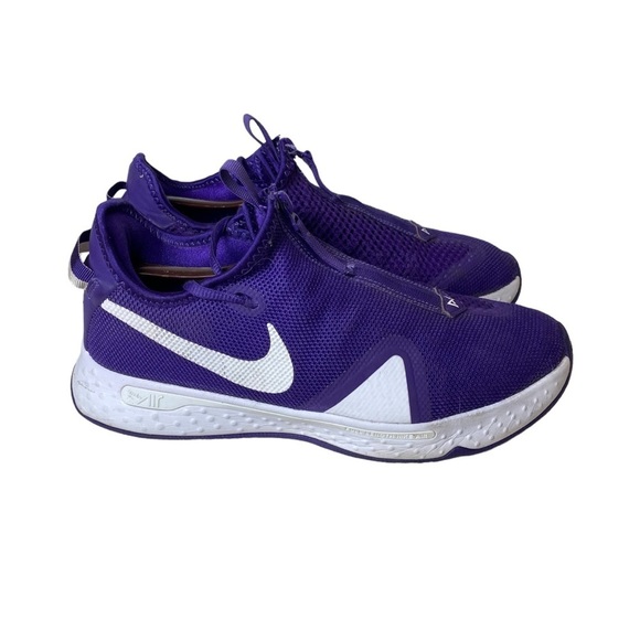 Nike PG AIR STROBEL Men Size 9 Basketball Shoes Mesh Zipper Closure CW4134-501 - Picture 2 of 15